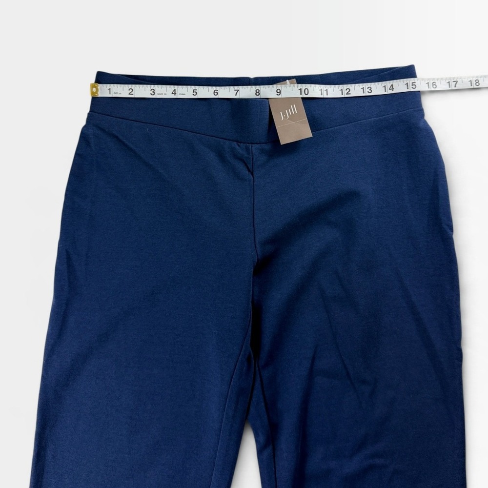 J. Jill Pure Jill Slim-Leg Cropped Pants Womens S Navy Blue Stretch NWT - Picture 6 of 10